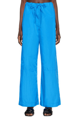 Blue Enzo Trousers | SSENSE