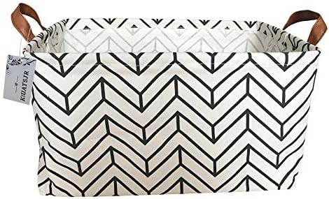 Canvas Storage Bins Toy Basket Collapsible Boxs Chest Organizer Water-resistant Nursery for edroo... | Amazon (US)