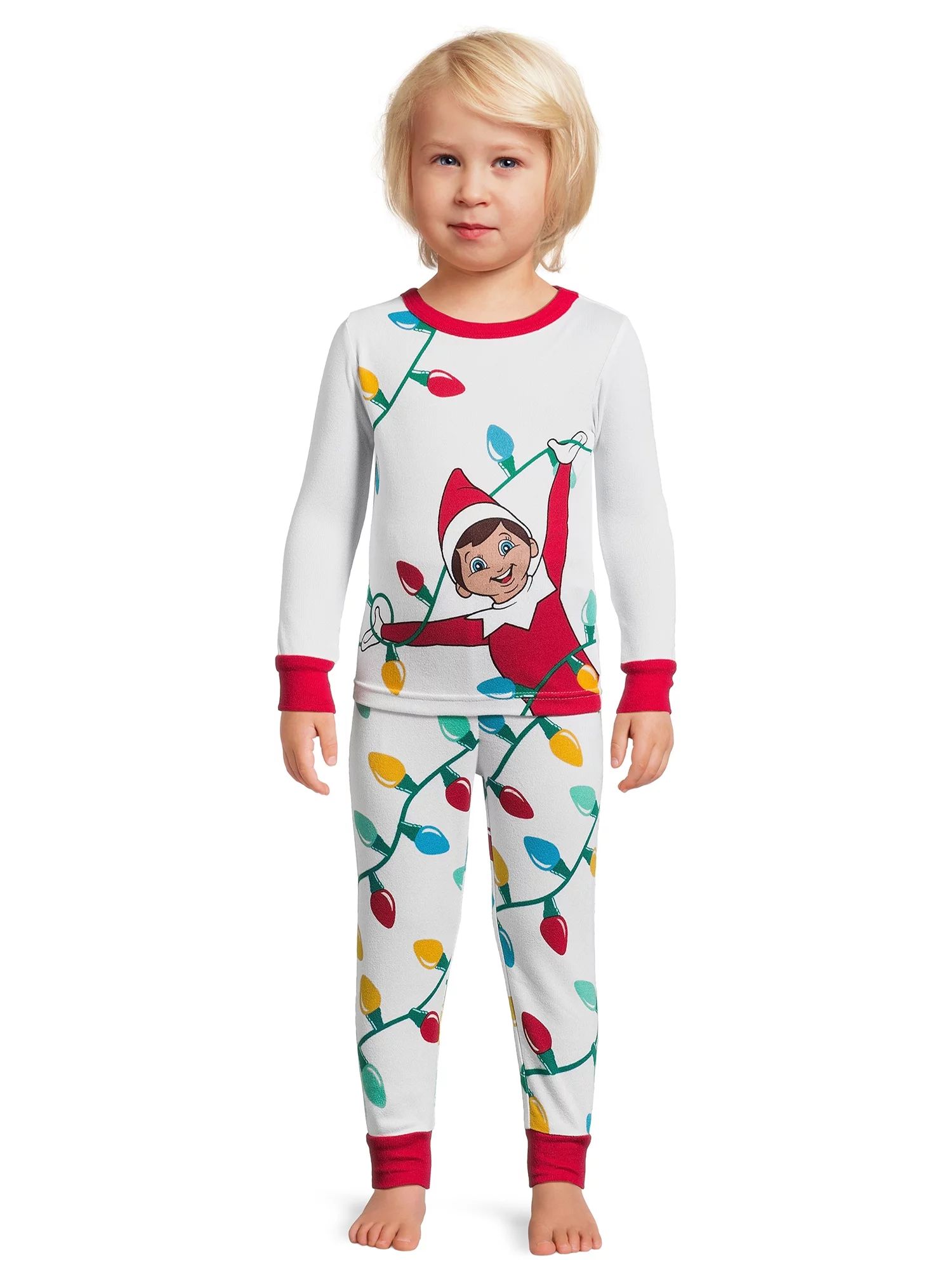 Christmas Character Toddler Snug Fit Pajama Set, 2-Piece, Sizes 12M-5T - Walmart.com | Walmart (US)