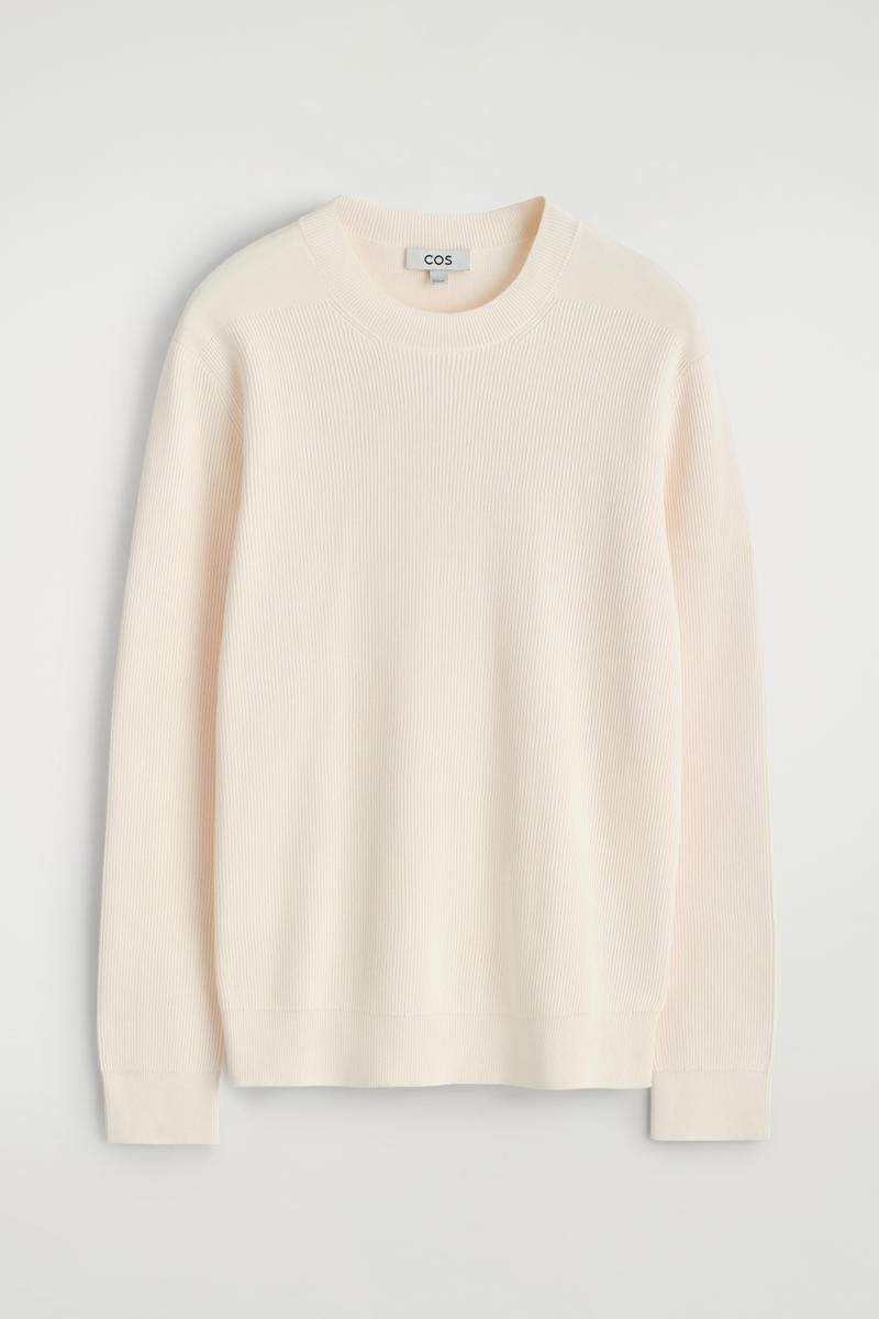 Cotton Crew-Neck Sweater | COS (US)