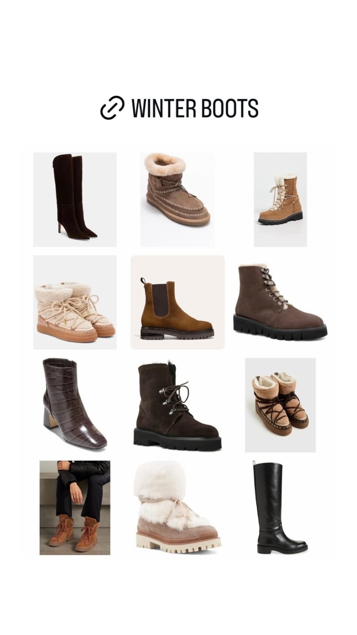 Winter boots, snow boots. 

#LTKSeasonal #LTKValentine #LTKTravel