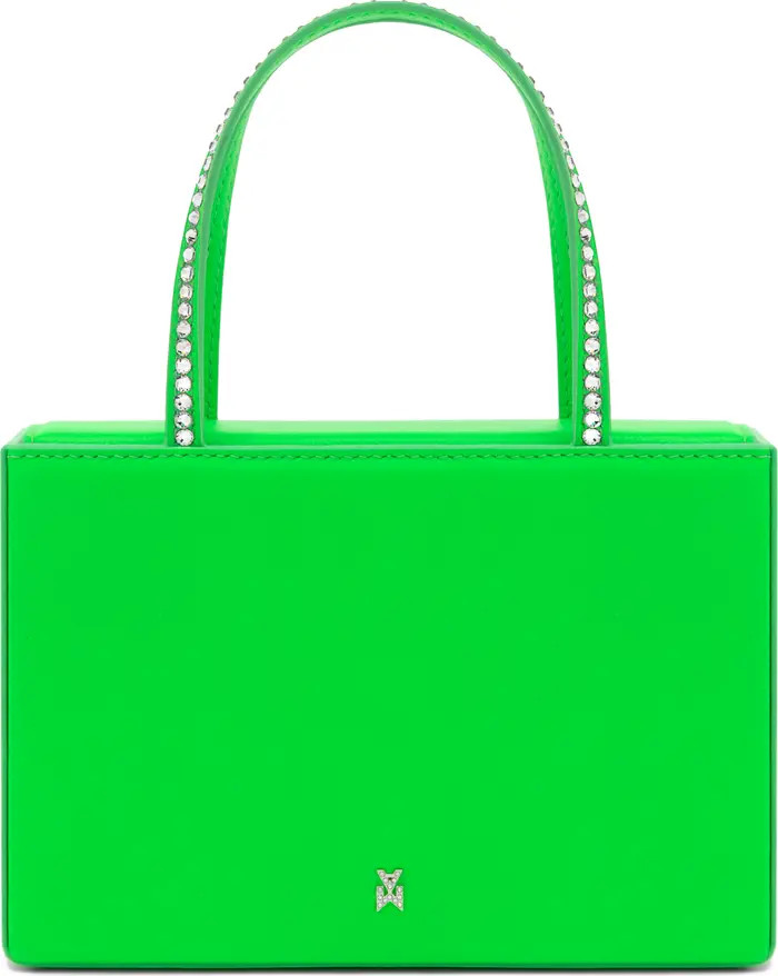 Amina Muaddi Amini Gilda Leather Top Handle Bag | Nordstrom | Nordstrom