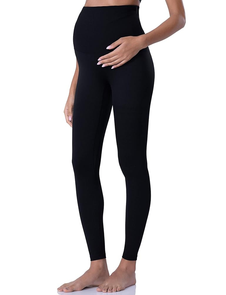 POSHDIVAH Women's Maternity Leggings Over The Belly Pregnancy Yoga Pants Active Wear Workout Legg... | Amazon (US)