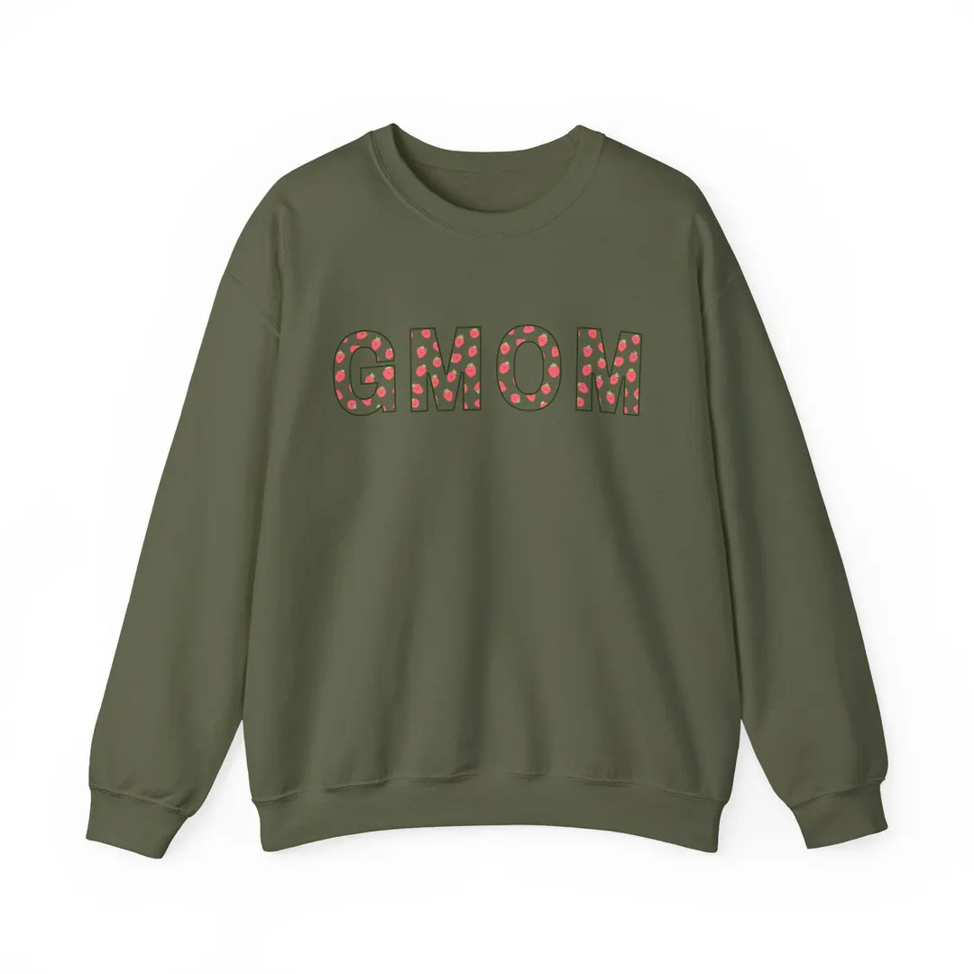GMOM Crewneck Sweatshirt | Candy Heart Pattern, Mom Lettering - Etsy | Etsy (US)