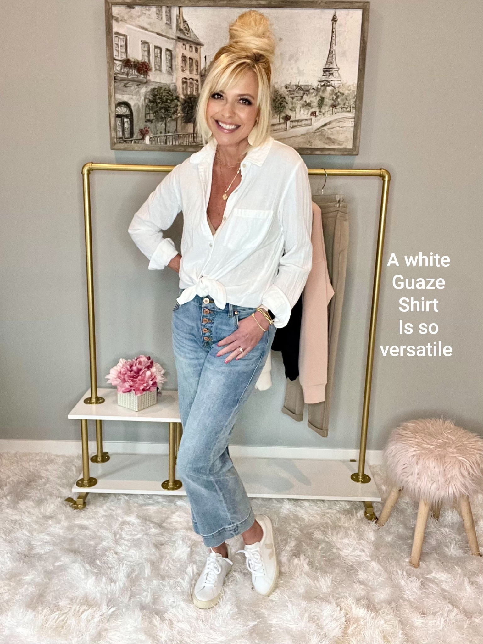 Easy outfit and a white Guaze shirt in spring is everything! Spring Break 

#LTKFindsUnder50 #LTKStyleTip #LTKSpringSale