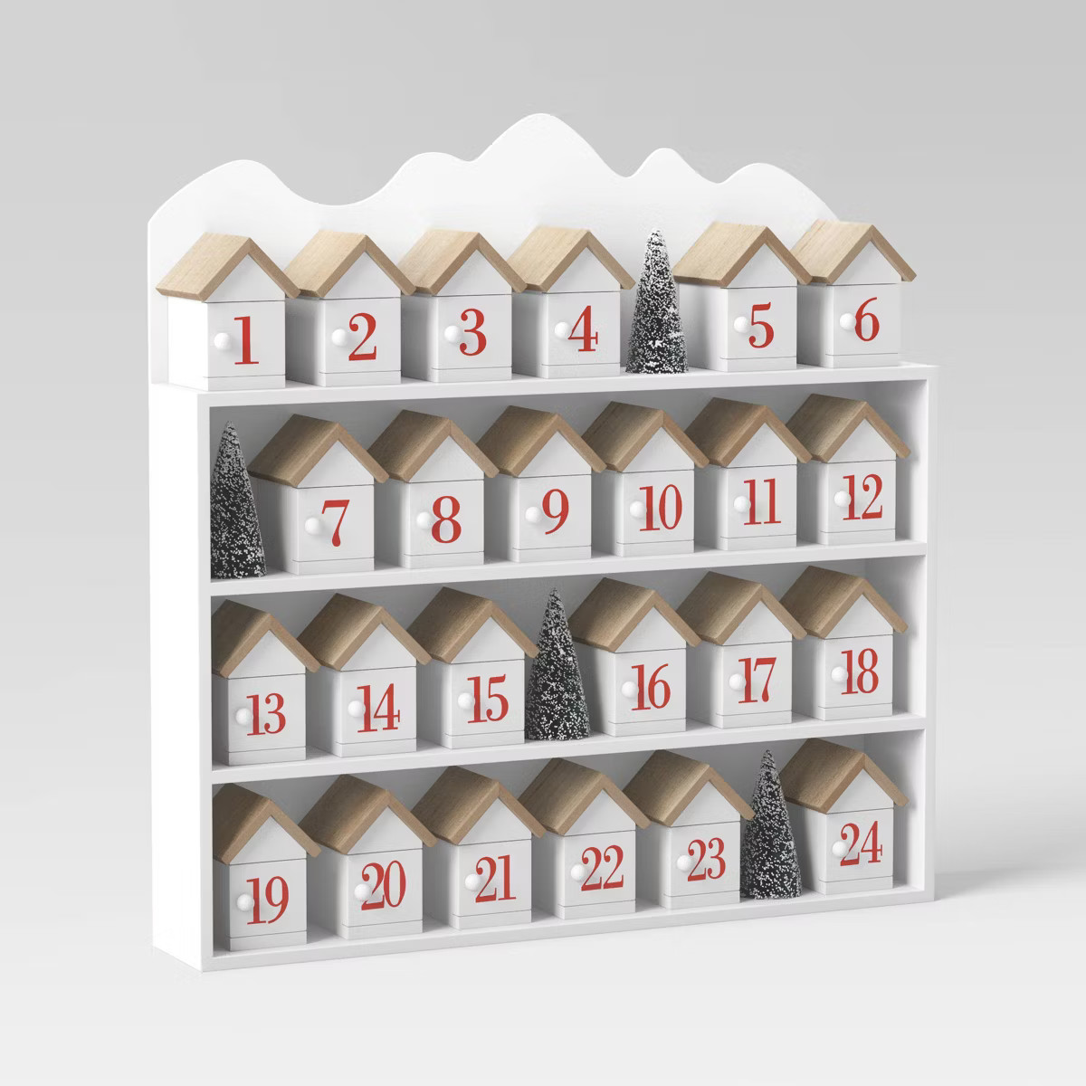 Christmas Wood House Countdown Calendar - Threshold™ | Target