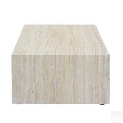 Modern MDF Coffee Table with Smooth Light Wood Texture, Stylish Design for Enhanced Living Space | Wayfair North America