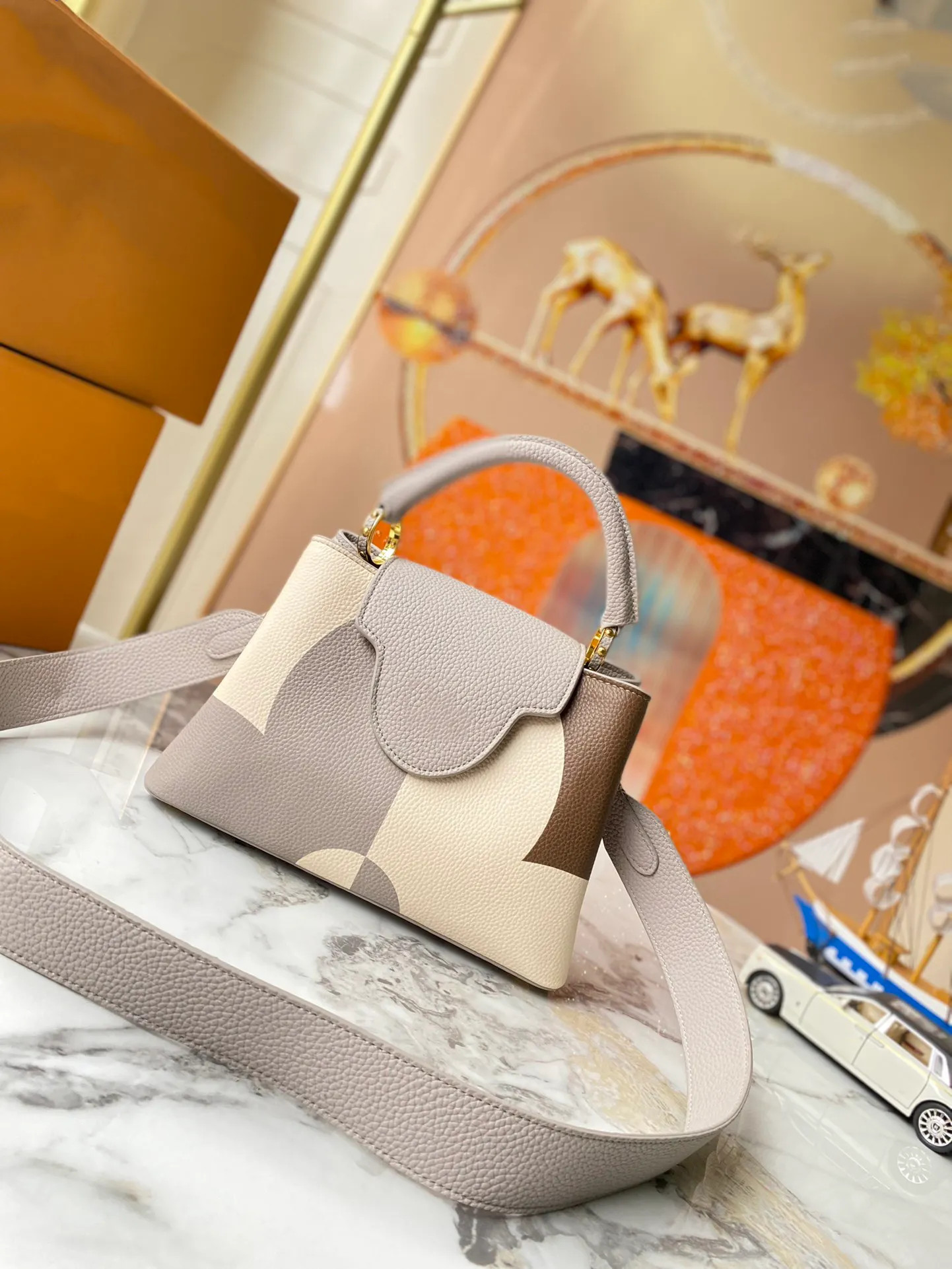 Top Quality Capucines Fashion Women Shoulder Bags Chain Messenger Bag Leather Handbags Shell Wall... | DHGate