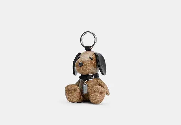 Coach X Peanuts Snoopy Collectible Bag Charm In Signature Canvas | Coach Outlet US