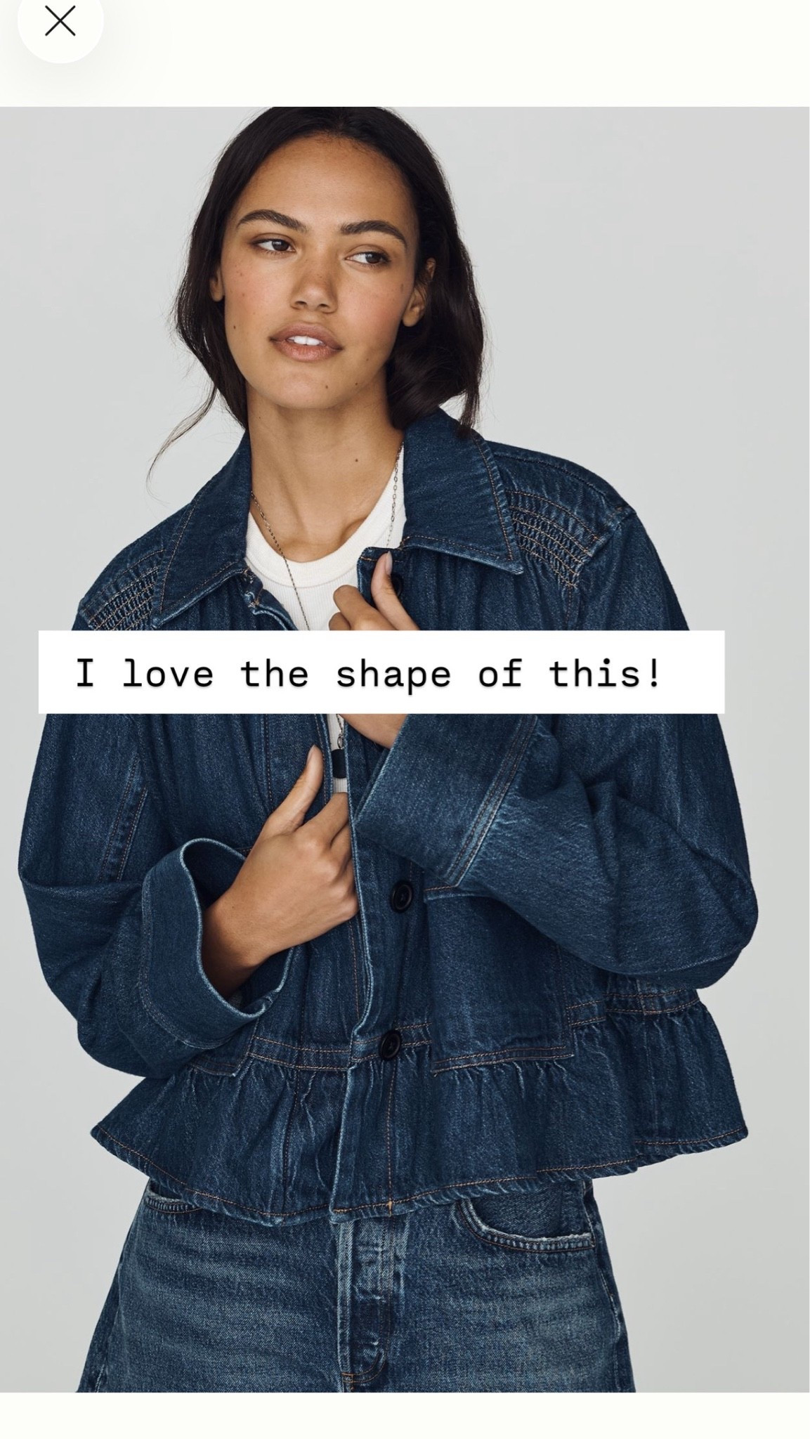 Obsessed with the ruffles on this denim jacket 😍 use code LOVERLY20 for 20% off!

Loverly Grey, Anthropologie, ruffle denim jacket, ruffle jean jacket, sale alert

#LTKSaleAlert