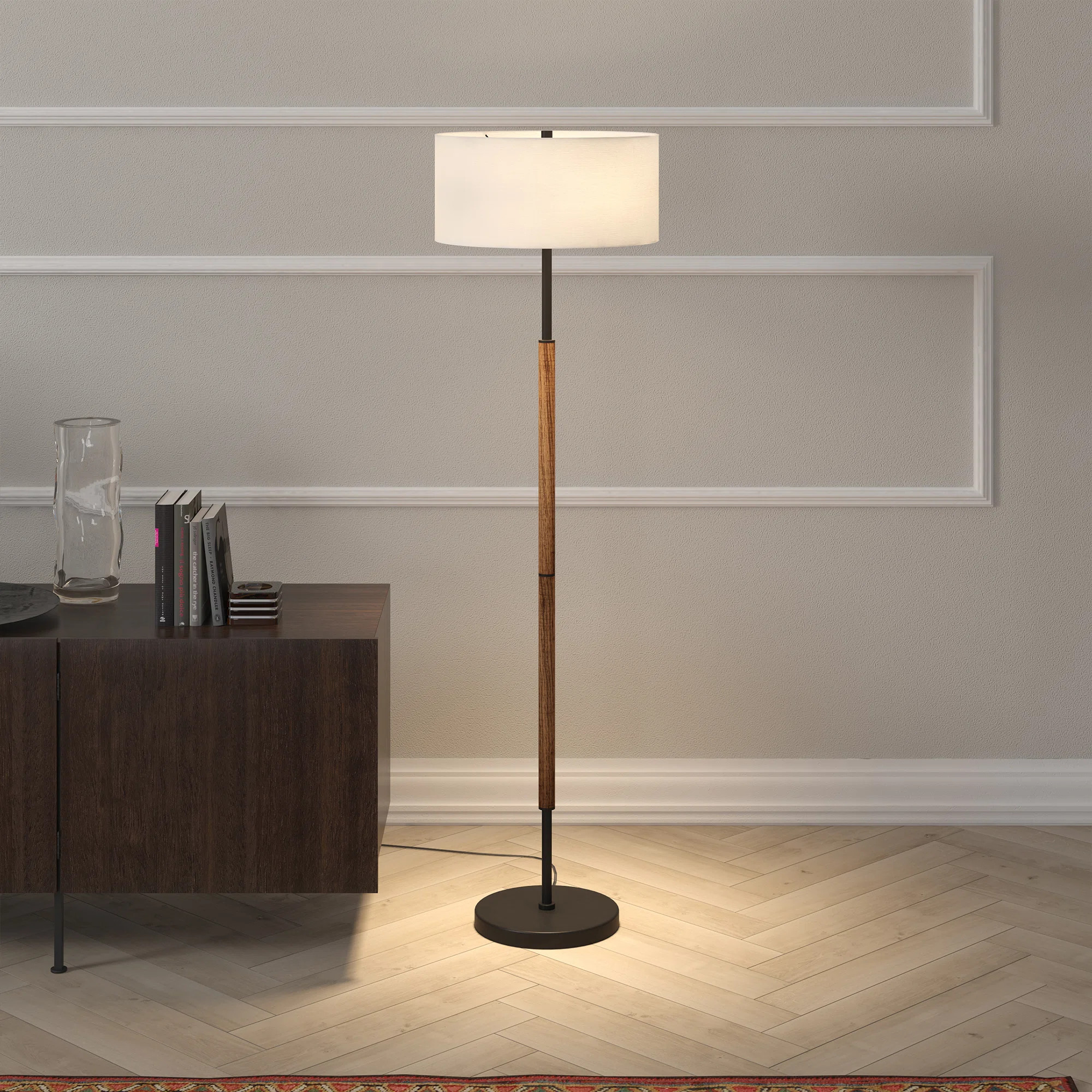 Simone 62" Traditional Floor Lamp | Wayfair North America