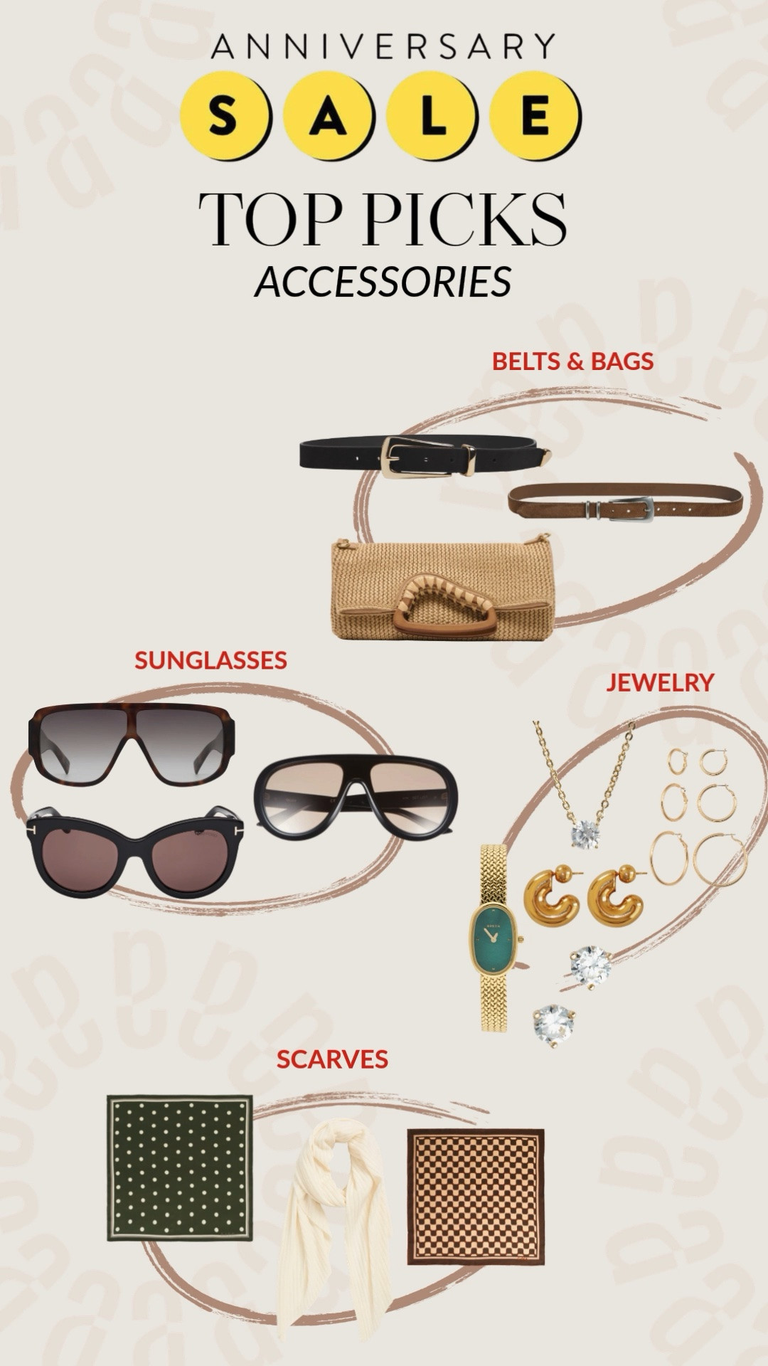 NORDSTROM ANNIVERSARY SALE: Accessories including belts, bags, sunglasses, jewelry and more! 

 #LTKSaleAlert