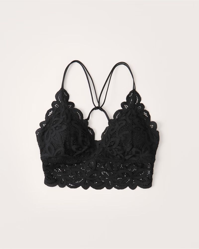 Lace Longline Bralette | Abercrombie & Fitch (US)