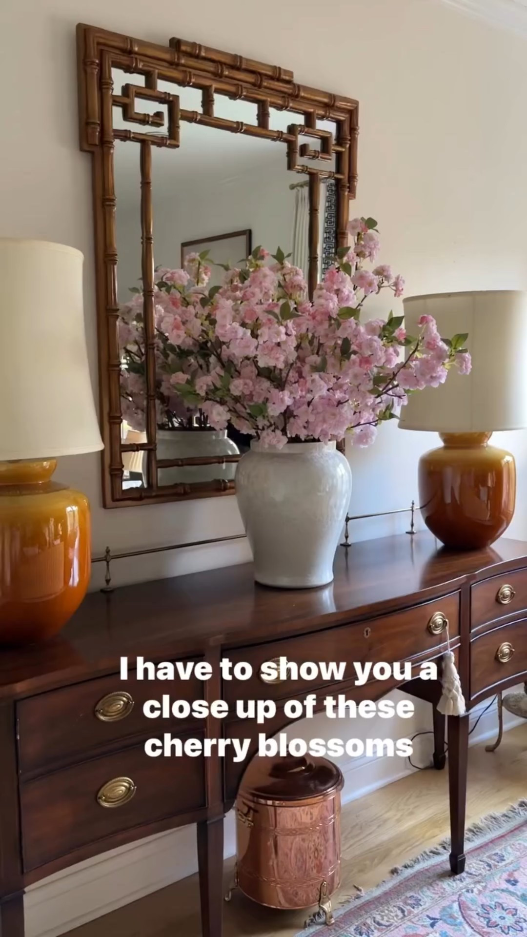 A close up and details about the new pink cherry blossoms - perfect for Valentine’s Day and spring styling! I have 12 in the medium sized opal shell jar. You can use code SKIFF for 15% off Alice Lane Home products 

#LTKSeasonal #LTKHome #LTKValentine