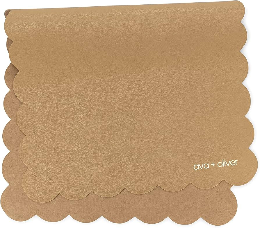 Vegan Leather Baby Changing Mat - Multipurpose Portable Wipeable Diaper Pad - Foldable for Travel... | Amazon (US)
