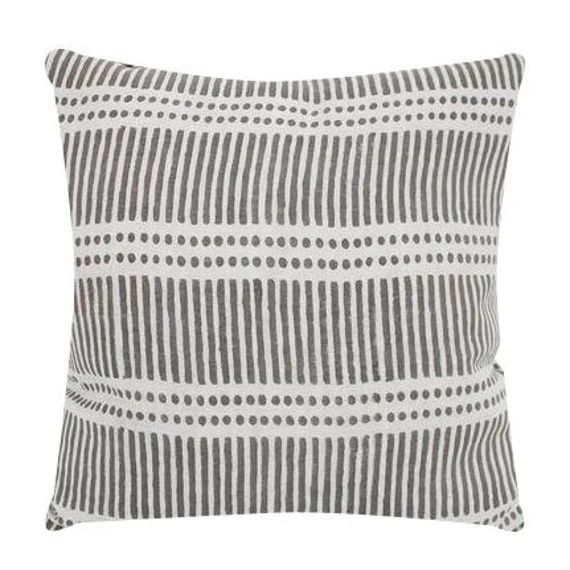 Walter G Textiles Designer Pillows // Dash Dot Mud Linen Pillow // Brown Decorative PIllows // Triba | Etsy (US)