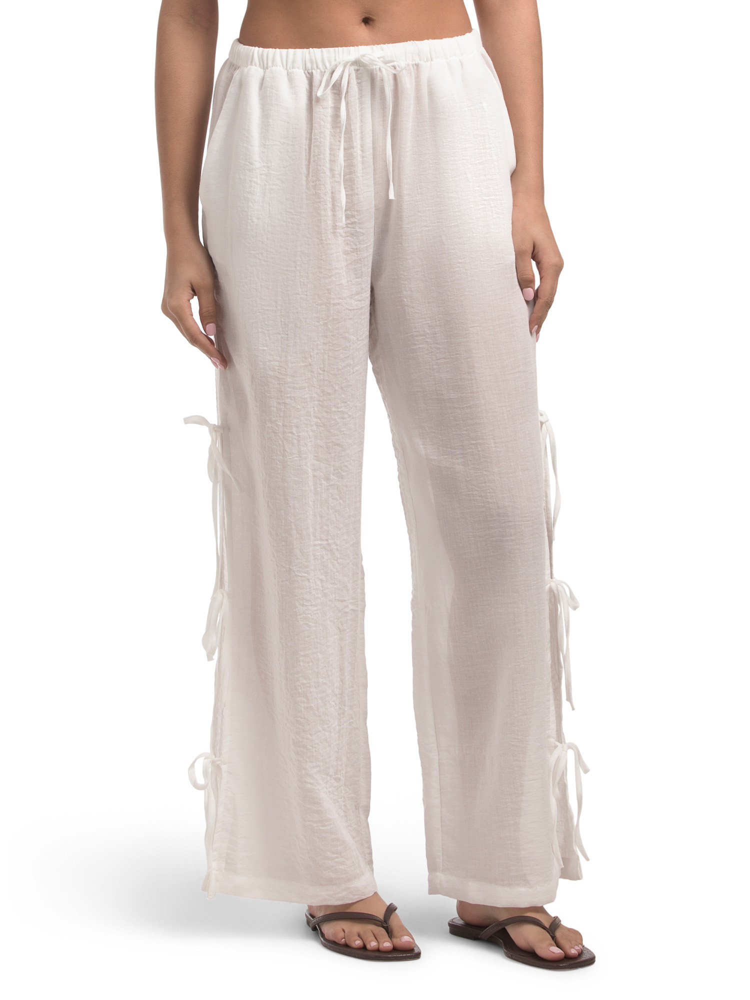 Side Tie Cover-up Pants | TJ Maxx