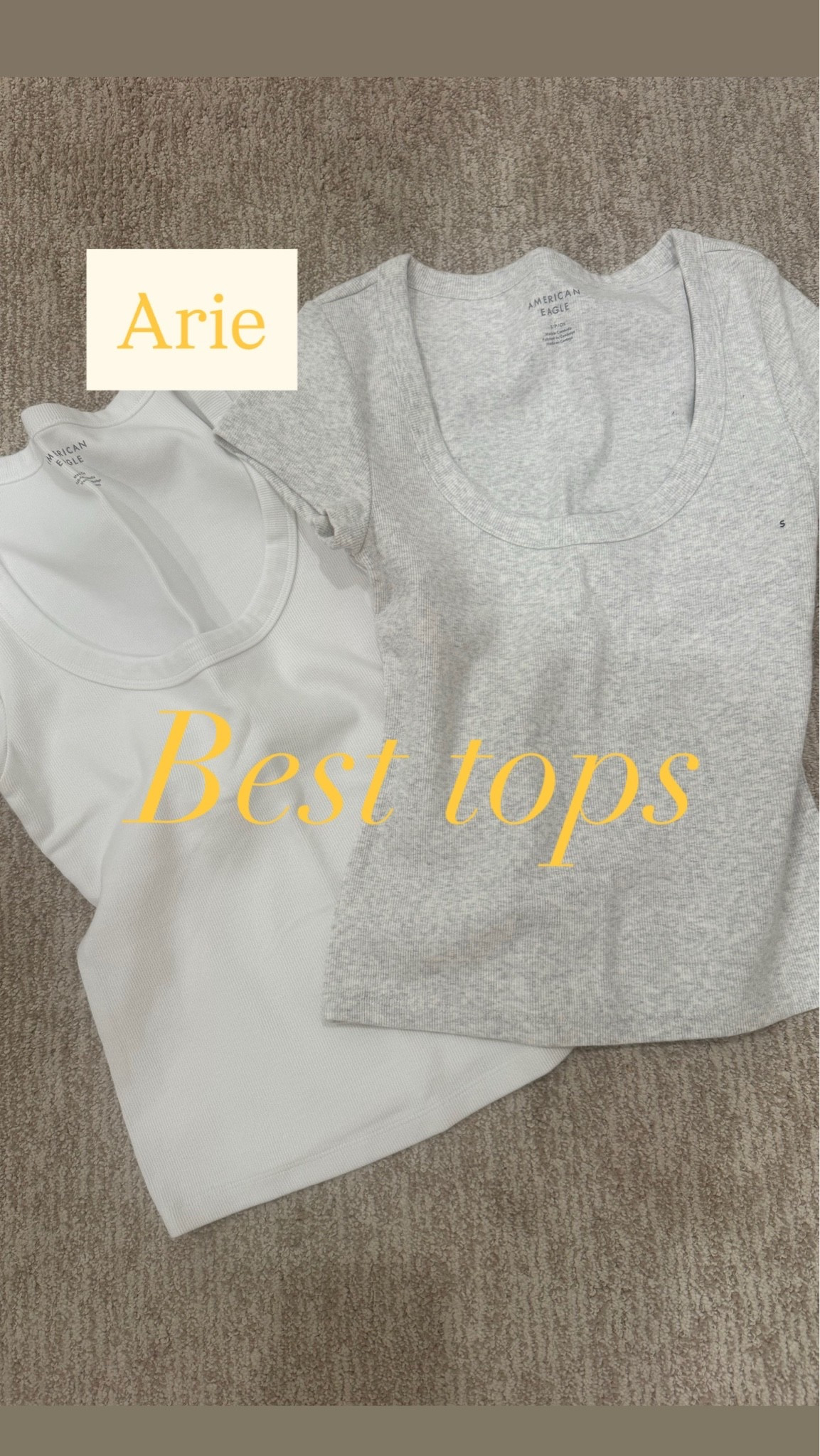 Love the way these fit and that scoop neck💛
On sale $10-12
@American Eagle Outfitters

#LTKSaleAlert #LTKootd #LTKmomlife