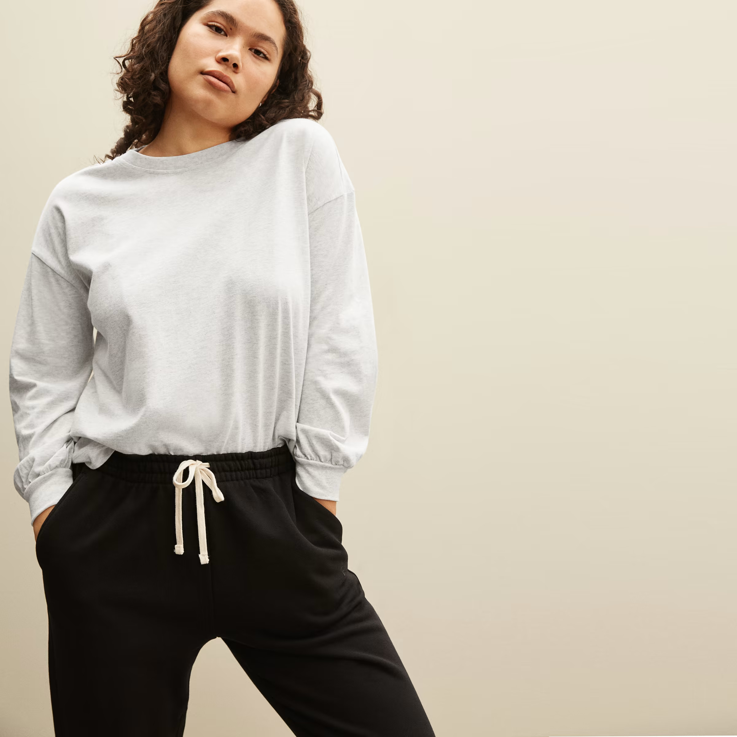 The Organic Cotton Oversized Long-Sleeve Tee | Everlane