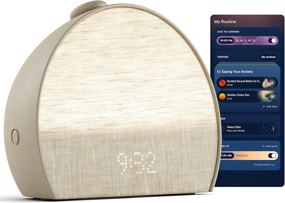 Hatch Restore 3 Sunrise Alarm Clock, Sound Machine, Smart Light (Greige) - White Noise, Screen-Fr... | Amazon (CA)