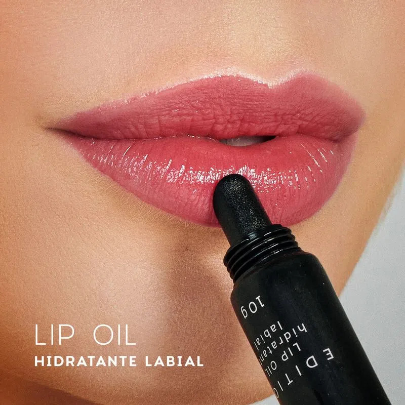 Lip Oil Fuchsia 10g com Vitamina C e Ác. Hialurônico - Maquiagens e cosméticos Océane: Pincé... | Oceane (BR)