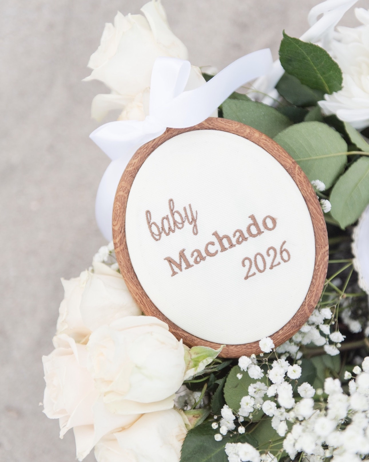 Baby coming soon plaque and baby booties for photoshoot

#LTKMothersDay #LTKmomlife #LTKBaby