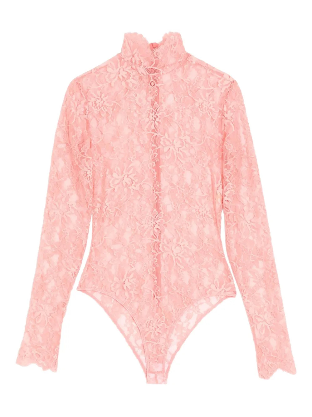 Valentino Garavani floral-lace Bodysuit | Pink | FARFETCH | Farfetch Global