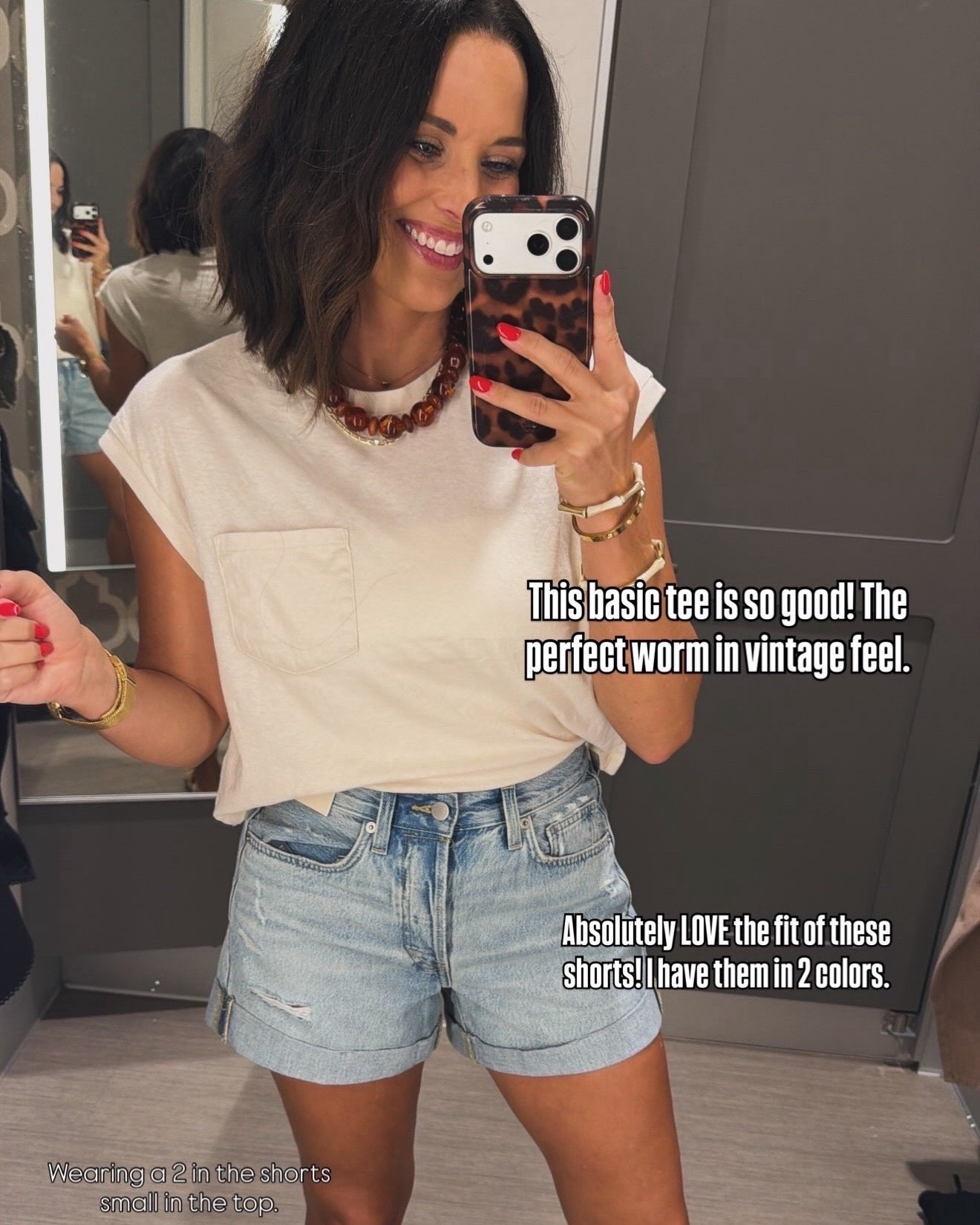 My favorite Target basics are the ones you end up reaching for over and over, and this tee is definitely one of them. The vintage washed look is so good, and these shorts are one of my all-time favorites—I own them in two colors!

Size small in the tee
Size 2 in the shorts
5’3” for reference

#TargetStyle #TargetFinds #TargetFashion #TargetRun #TargetBasics #SummerStyle #EverydayOutfit #AffordableFashion #LTKStyle #CasualOutfit