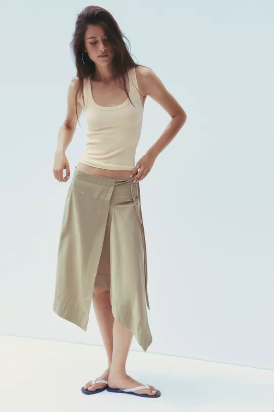 RIBBED STRAPPY TOP | Zara UK