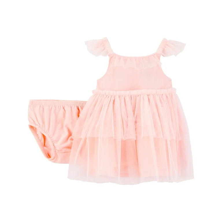 Carter's Child of Mine Baby Girl Dress, 2-Piece, Sizes 0/3-24 Months | Walmart (US)