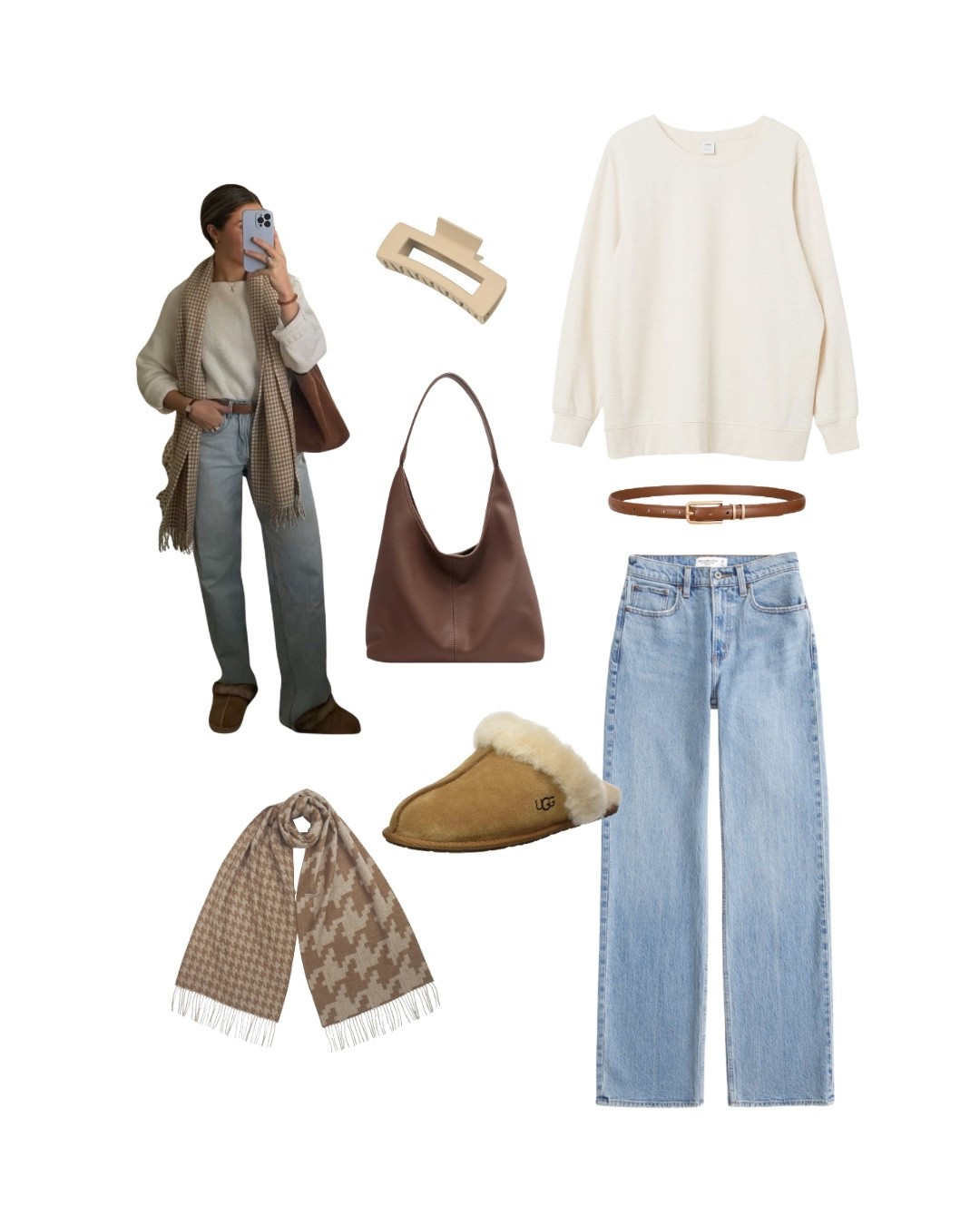 casual & cozy outfit for fall & winter