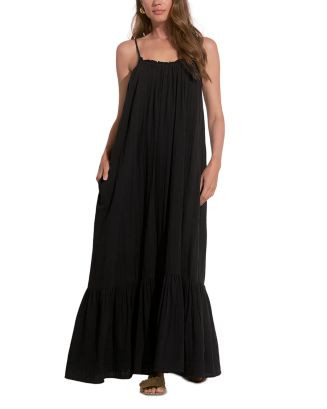 Elan Maxi Tank Flowy Ruffle Dress  | Bloomingdale's Women | Bloomingdale's (US)