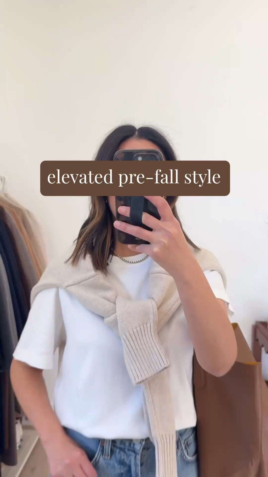 Classic pre-fall outfit idea 🤌🏻 

Aritzia tee medium
Quince cotton sweater small
AGOLDE Valen jeans 24 - cut hems
J.Crew socks - old
Larroude sneakers 6 - run small
Mansur Gavriel tote - color is old
Celine sunglasses
Quince earrings
Dorsey James necklace 15"

Petite style, fall outfits, fall style, mom outfits

#LTKmomlife #LTKootd #LTKPetite