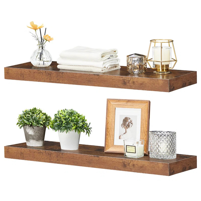 Kayleah 2 Piece Floating Shelf | Wayfair North America