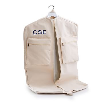 Hand-Painted Canvas Garment Bag | Mark and Graham | Mark and Graham