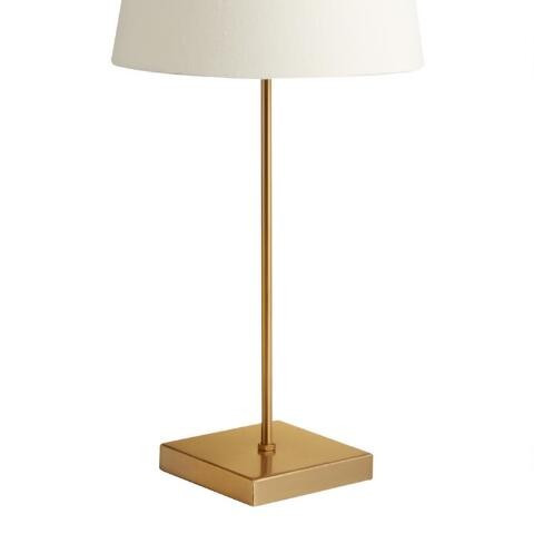 Manvi Brass Metal Accent Lamp Base | World Market