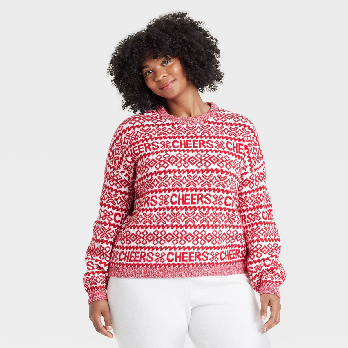Women's Holiday Crewneck Pullover Sweater - A New Day™ | Target