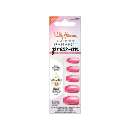 Sally Hansen Salon Effects Blushing on You Perfect Press-On Nails | Walmart (US)