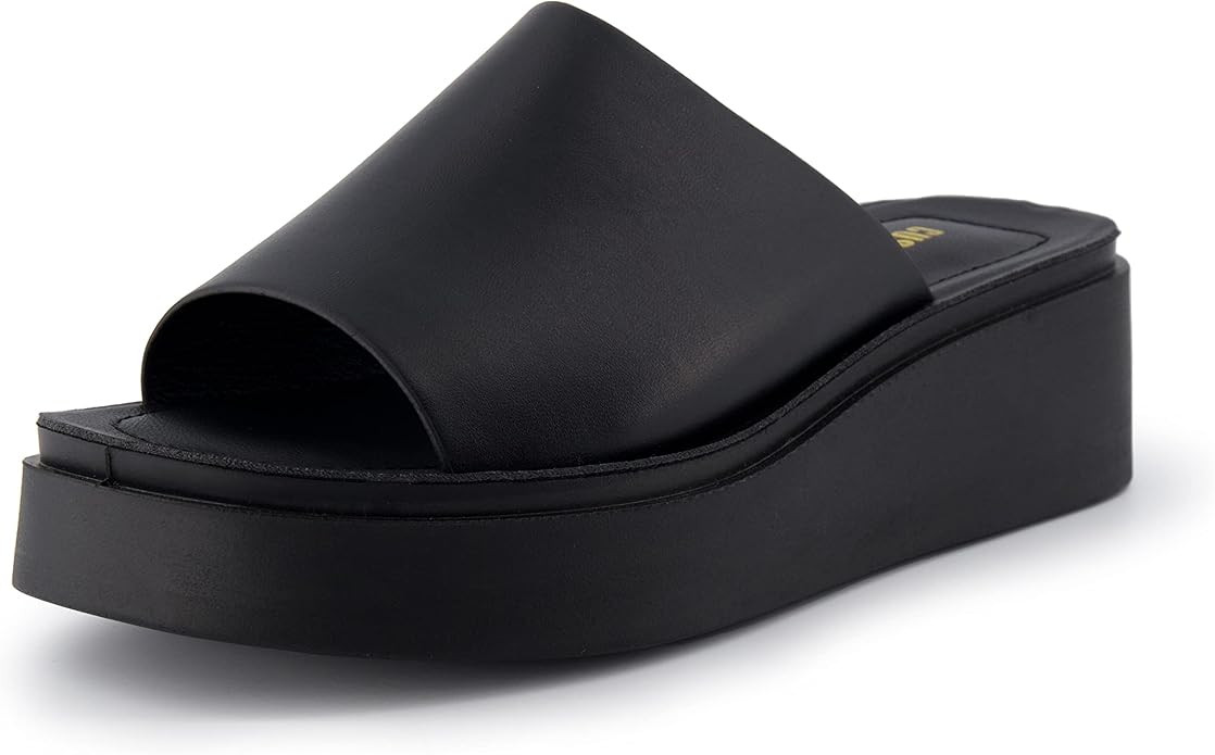 CUSHIONAIRE Women's Play one band platform sandal with +Memory Foam | Amazon (US)