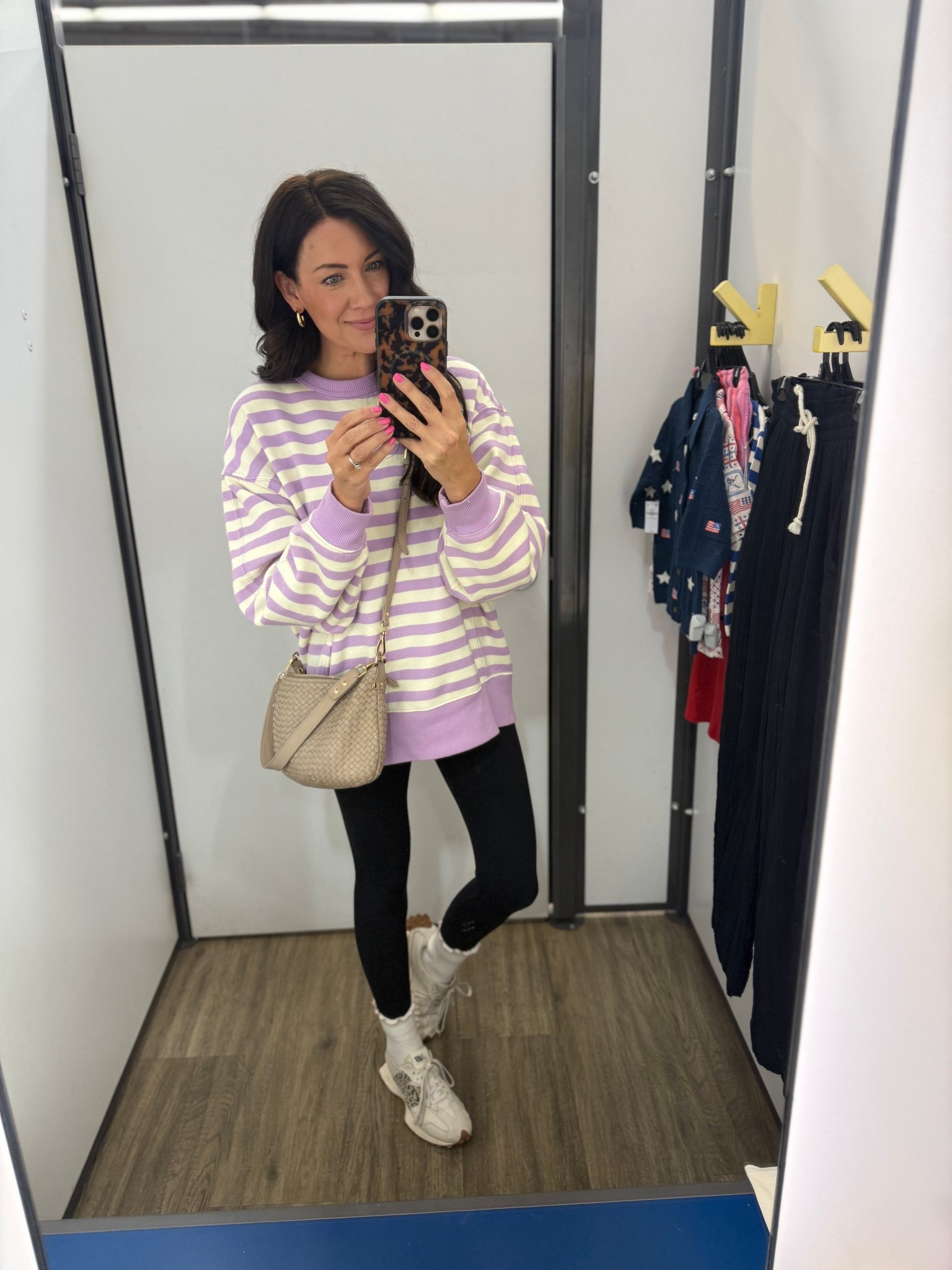 OOTD! For a cold, gloomy & rainy day!
Xs pullover—so cozy
Small leggings
Sneakers run tts 

#LTKdayinmylife #LTKSaleAlert #LTKootd