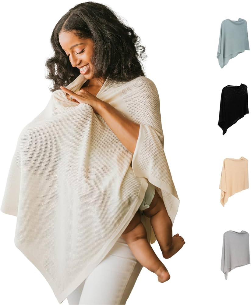 Breathable Nursing Cover Up for Breastfeeding - Privacy Nursing Covers - Newborn Essentials Must ... | Amazon (US)