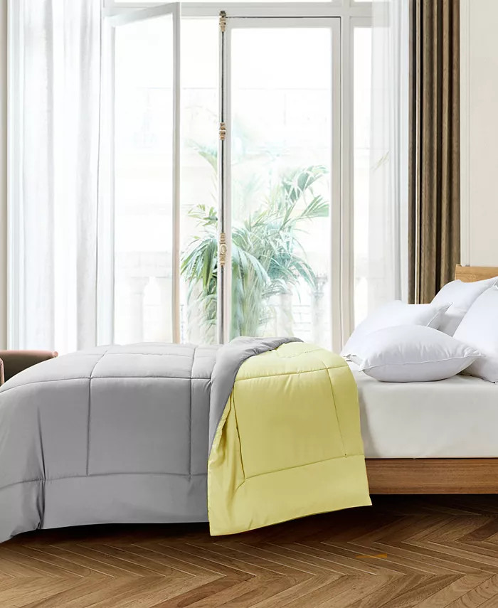 CLOSEOUT! Reversible Down Alternative Comforter, King, Created for Macy's | Macy's