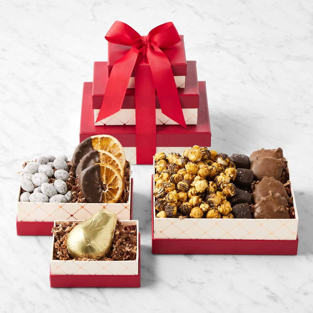 Manhattan Fruitier Holiday Confection Gift Tower | Williams-Sonoma