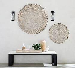 Handwoven Willow Wheel Wall Art | Pottery Barn (US)