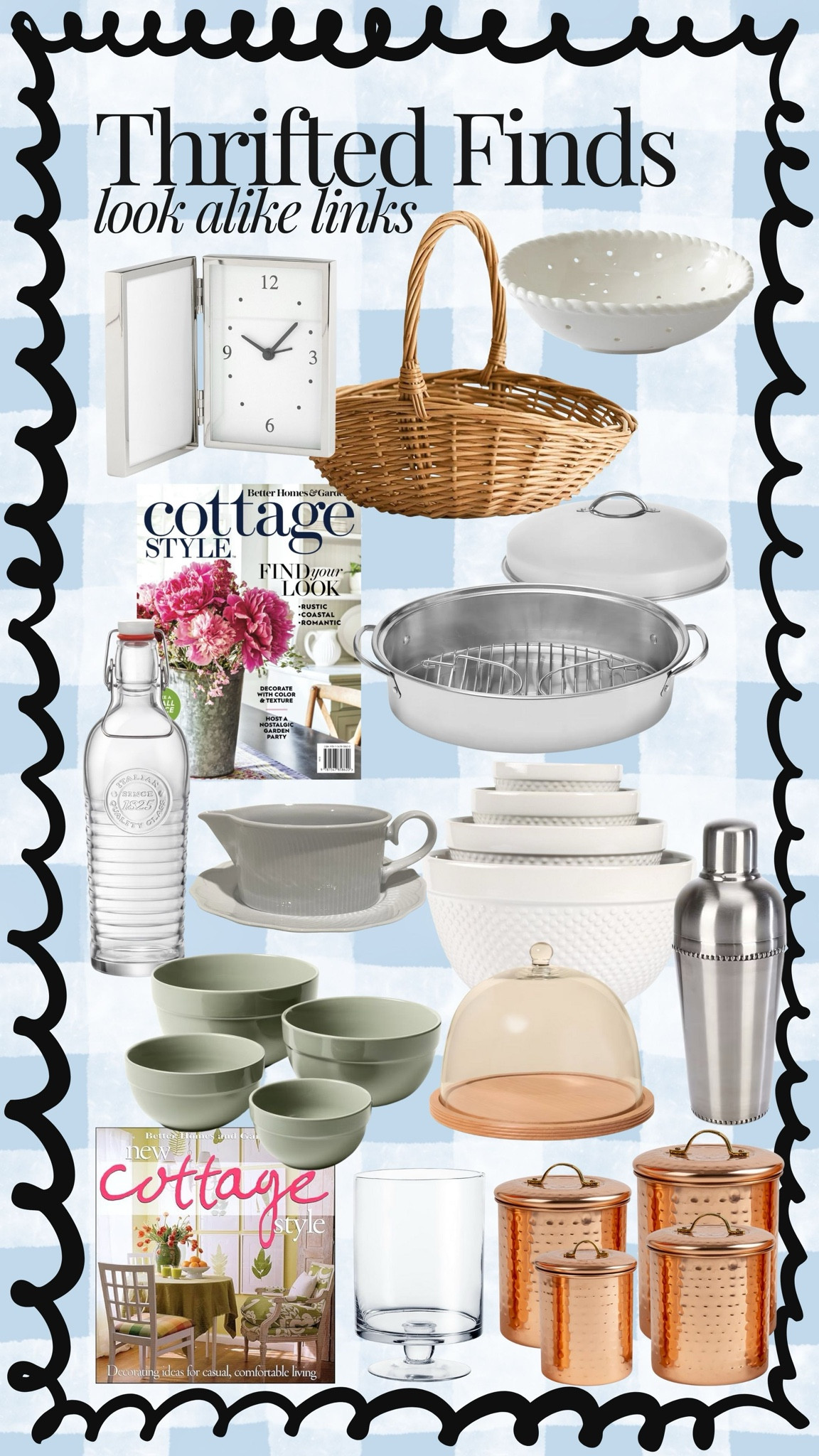 Here are some look alike finds from my most recent thrift haul!

#LTKHome #LTKfoodie