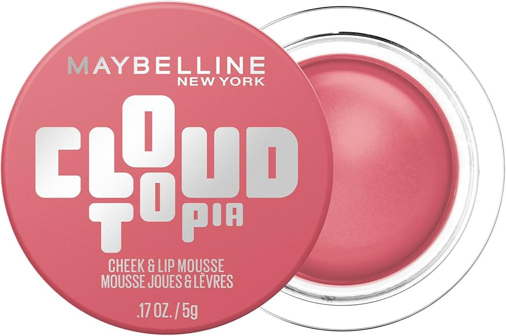 Maybelline New York Cloudtopia Blush, Cheek & Lip Mousse, Blurred Matte Finish, Sweat-proof, Tran... | Amazon (CA)