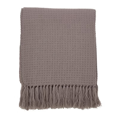 Classic Waffle Weave Tassel Throw | Target