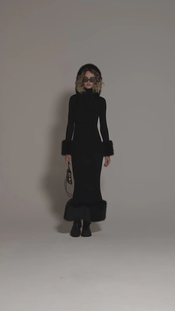 The Caviar Snowball Dress | Selkie Collection