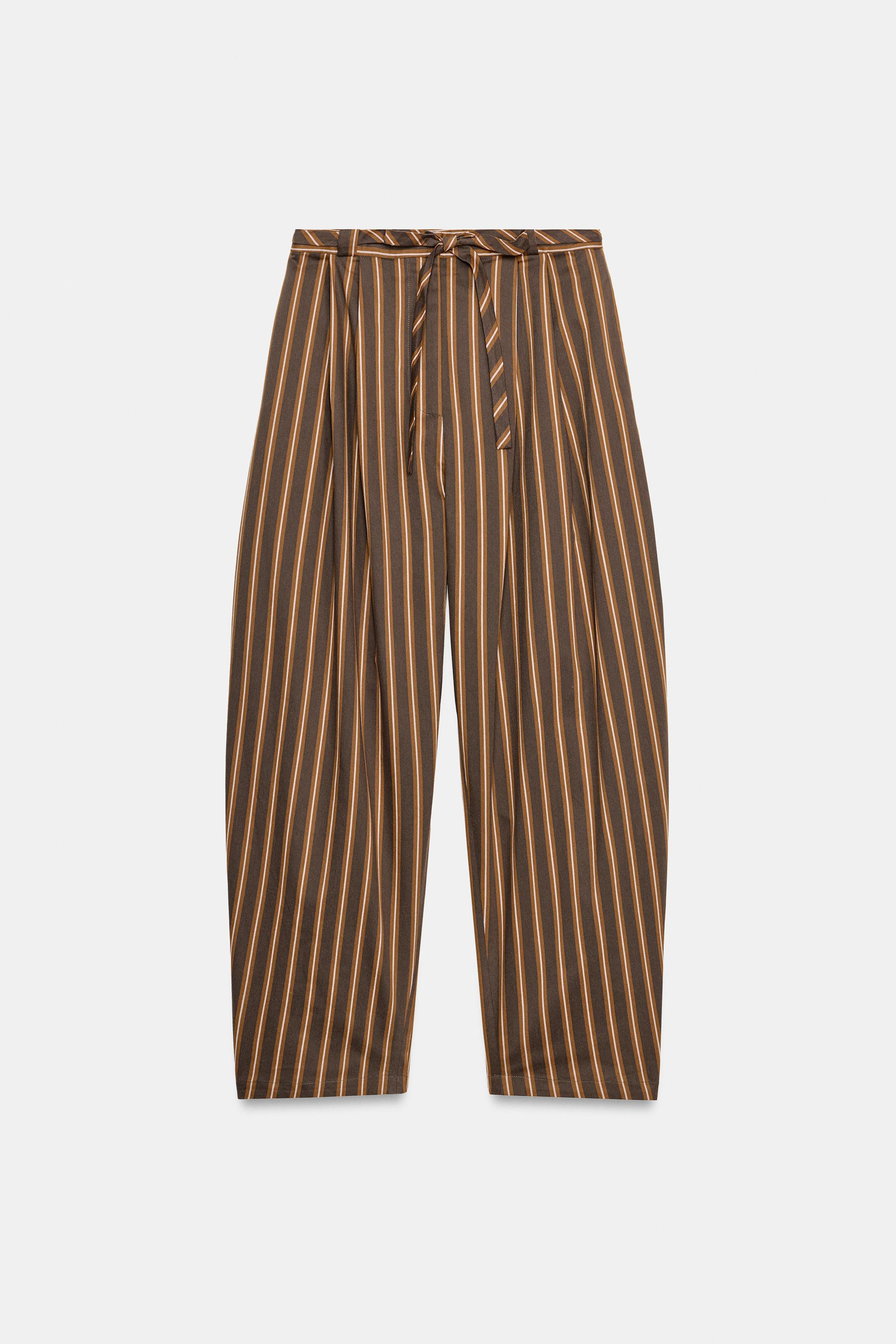 ZW COLLECTION STRIPED BALLOON TROUSERS | Zara AU