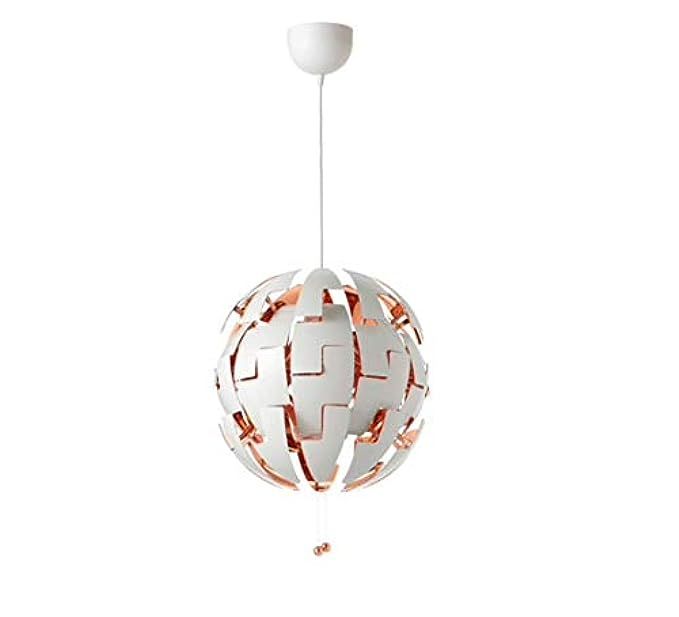 Ikea Pendant lamp, White, Copper Color | Amazon (US)